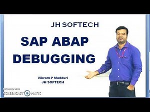 SAP ABAP Debugging Part 1