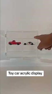 8 Slot Clear Acrylic Display Case Hot Wheels Tomica 1:64 Diecast Toys Car Model Storage Box