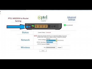 PTCL Modem convert to ROUTER | how to convert PTCL Modem as a Router | Router for PPPoE Connection