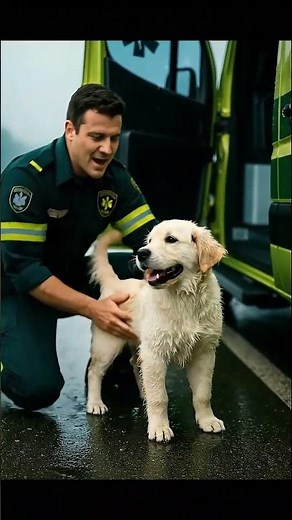Golden Retriever Rescue in the Rain | Emotional Dog Recovery Story #animals #goldenretriever #rescue
