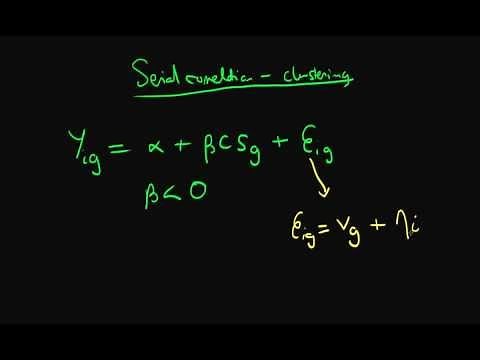 Serial correlation biased standard errors (advanced topic) - part 1