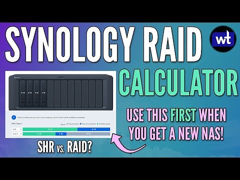 Use Synology's RAID Calculator to Plan your NAS Setup