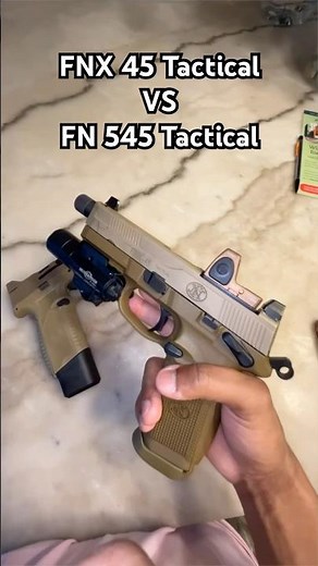FNX 45 Tactical vs FN 545 Tactical🫡 #guns #firearms #fnx45 #fn545