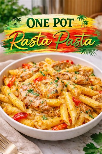 One Pot Rasta Pasta Made Easy