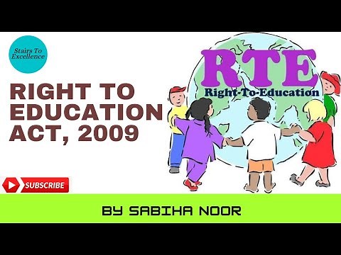 Right to Education Act, 2009 | Free and Compulsory Education | Sabiha Noor