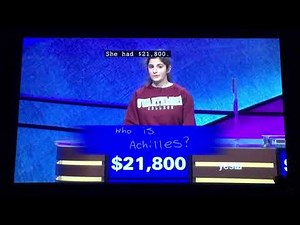 Jeopardy! College Championship (2018) Final Jeopardy - Semi-Finals Day 1 Winner (RE-RUN)