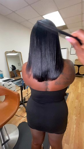 My best friend said it’s Silk Press Season 🥰🥰 | Angelicaa Pickles