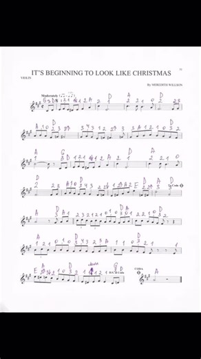 Victoria on Instagram: "🎻 It’s Beginning to Look Like Christmas – easy violin sheet music! ✨ Perfect for beginners 🎶 #Violin #ChristmasMusic #EasyViolin #HolidayVibes #SheetMusic Violinist ViolinLife MusicLovers ViolinLove ChristmasVibes HolidayMusic LearnViolin ViolinPractice MusicTeacher StringInstruments ViolinCover FestiveMusic BeginnerViolin ClassicalMusic ViolinFun MusicEducation HolidaySeason ChristmasSongs ViolinDaily PlayViolin"