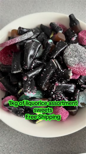 1kg Liquorice Assortment Sweets with Free Shipping
