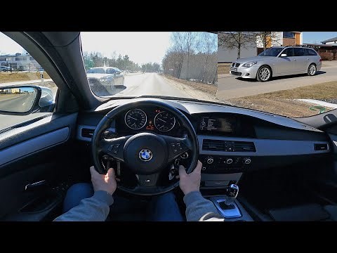 2010 BMW 5 Series E61 525d 197 Hp POV Test Drive ‪@DRIVEWAVE1‬