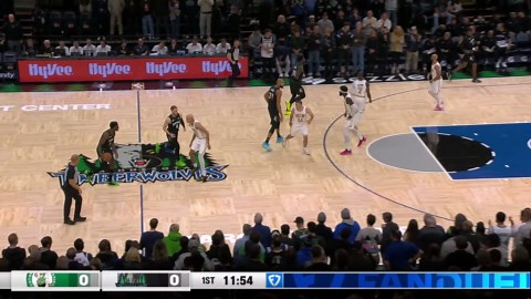 HLs: Edwards, Wolves outlast Celtics in tight win