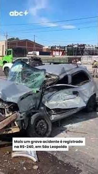 Mais um grave acidente é registrado na RS-240, em São Leopoldo