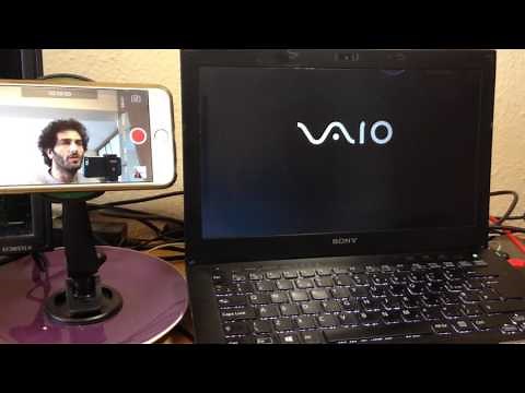 How to boot Sony Vaio laptop using USB stick