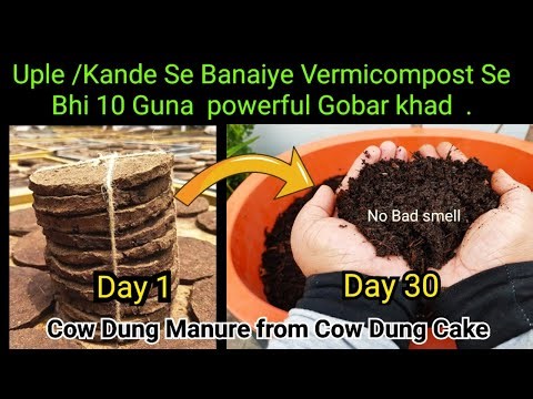 Uple / Kande se Gobar Khad banane ka sabse Aasan tarika | बाजार की खाद भूल जाओगे | DAP NPK का बाप