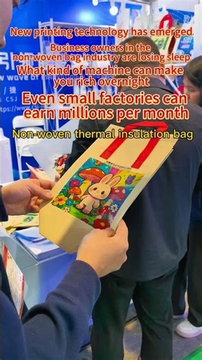 Digital printer for non-woven bags replacing screen printers