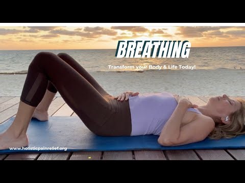 Breathing Exercises on the beach (Chest/Belly breathing)