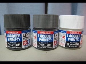 model kit workshop 127: Tamiya Color Lacquer Paint review