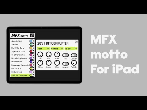 MFX motto for iPad