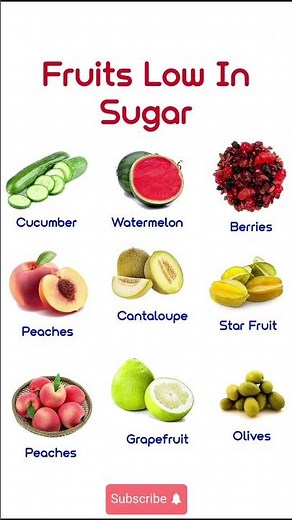Top 9 Low Sugar Fruits for Weight Loss & Stable Energy 🍓🥒