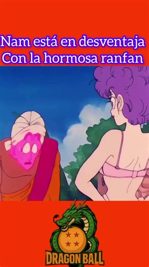 Nam nosé puede consentrar con la hermosa lan fan #nam #goku #Crilin | Universo animado