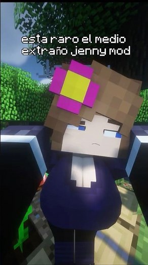 EL JENNY MOD ES CLAVE🗣️🔥#minecraft #jennymod #jennymodminecraft #minecraftshorts
