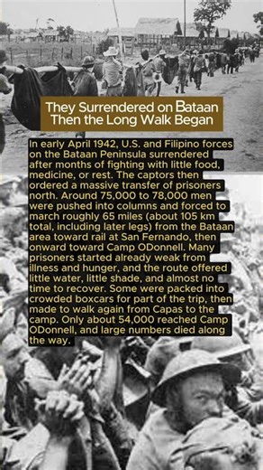 They Surrendered on Bataan. Then the Long Walk Began