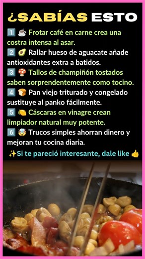 6 TRUCOS DE COCINA Y HOGAR QUE NADIE USA 😱🍳 ¿SABÍAS ESTO?
