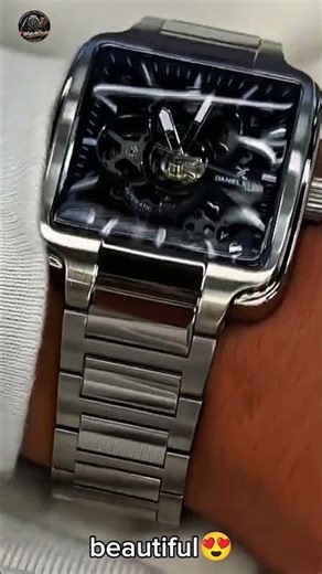 ⌚ Skeleton Luxury Watch Close Up 😍 | Automatic Watch Cinematic #Shorts #watch #viral
