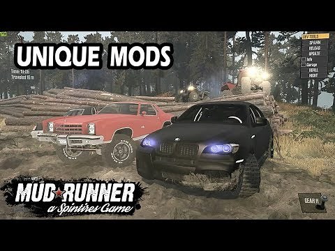 Spintires mudrunner: Unique mods | BMW X6, Monte Carlo and ATVs