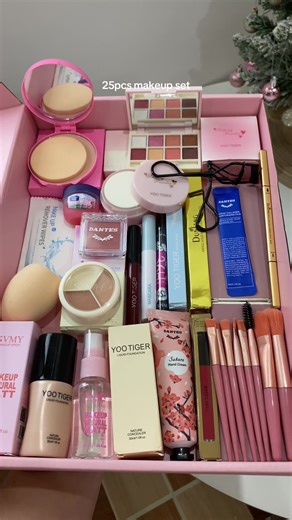 25-Piece Makeup Set: Affordable and Essential Beauty Products