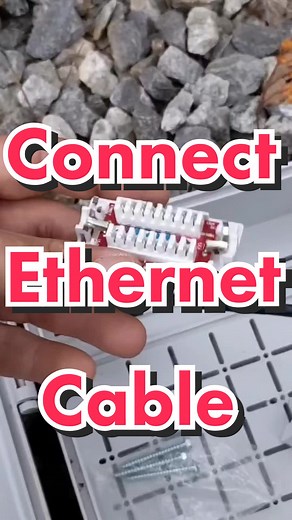 Connect 2 Ethernet Cables together outside. Do you know this method? #cable #cables #structuredcabling #lowvoltagetech #ethernetcable #cat6 #cat5e #factory #diy #cabling #connector #patchcord #ethernet #rj45