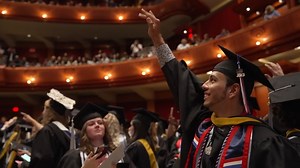 2.1K views · 129 reactions | Sights & Sounds from the 2023 Graduate Commencement.  We're so excited to watch you continue to Climb Higher. | Kean University | Facebook