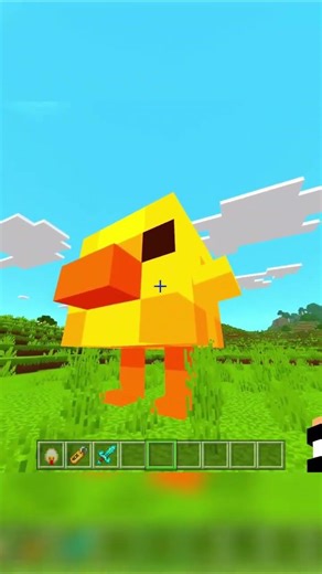 How to get the GIANT CHICKEN in Minecraft 🐔😱 (Action & Stuff)