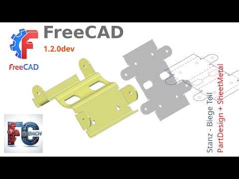 FreeCAD 1.2.0dev - Übungsteil - SheetMetal