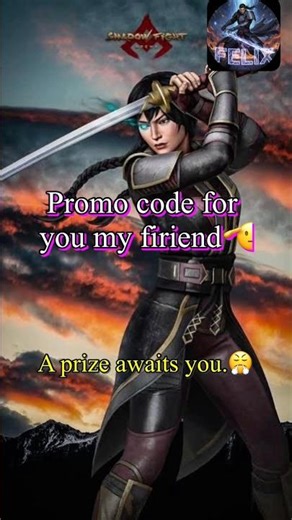 Hi guys! New promo code for you!🫡 #shadowfight4 #shadowfightarena #gaming