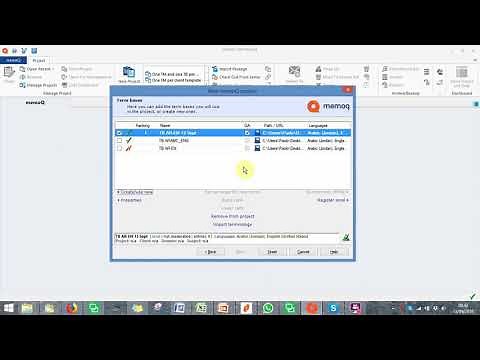 Using Tanslation Memory and Machine Translation with MemoQ