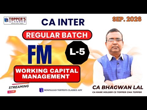 CA INTER FM /WORKING CAPITAL MANAGEMENT / 14-01-2026