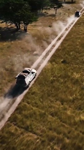 Kalahari From Above | 4x4 Convoy Crossing Botswana's Desert & Salt Pans