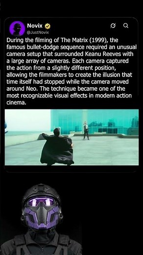 Neo's Bullet Dodge Changed Action Movies #matrix #keanureeves