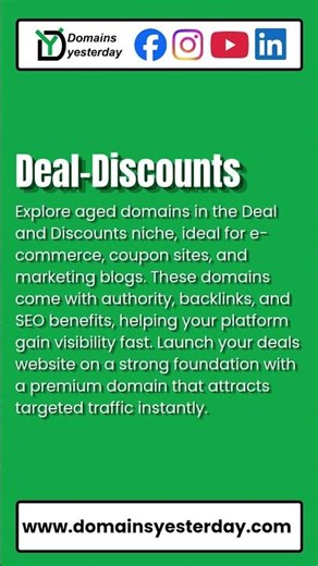 Get aged #premiumdomains for fast growth | #domains #seo #branding