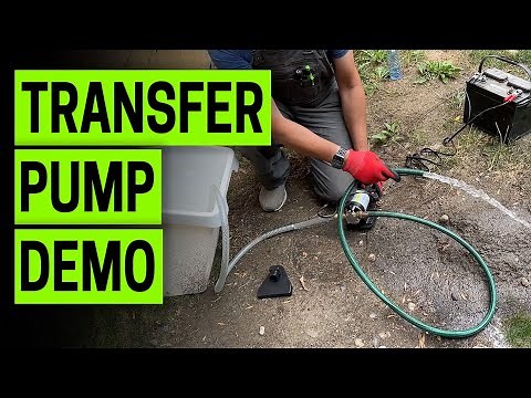 HOW TO USE a Water Transfer Pump - Acquaer review