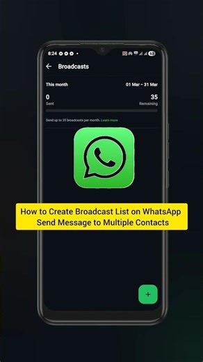 How to Create Broadcast List on WhatsApp | Send Message to Multiple Contacts
