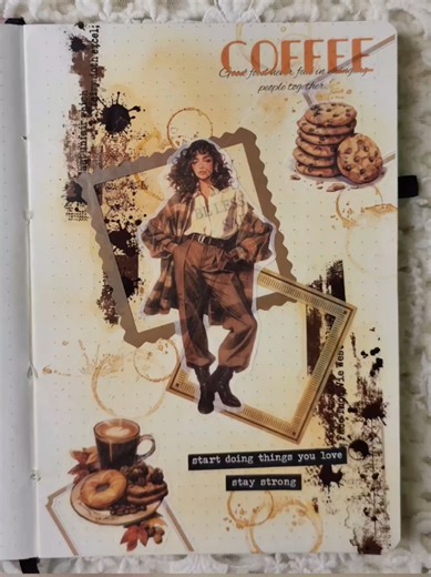 ASMR✨️ Creative Journal 🤎🤎 ASMR✨️ Creative journal with me 💙🤎💙 A soothing and inspiring journey for journal lovers, scrapbookers, and creative minds 🎨 #creatorsearchinsights #journaling #asmr #fyp #craft