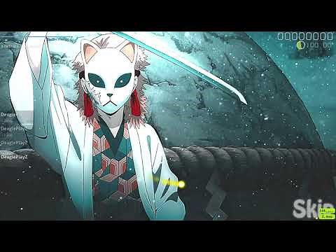 Demon slayer edit| Beggin'|osu! gameplay|TikTok maps|#osu!#TikTok maps