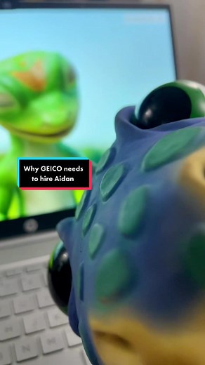 Tag @GEICO so they see this! Aidan wants to #firethelizard and be the new face of Geico 😂 #fyp #ventriloquist #geico #carinsurance #cartok #cars #geicocommercial #gecko #insurance #funny