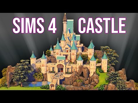 Sims 4: Building a CASTLE! | Sims 4 Castle Estate Kit Speed Build