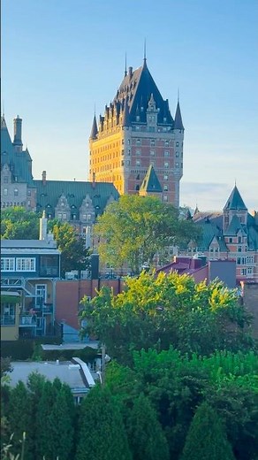This 130-Year-Old Quebec Hotel Still Looks Insane #architecture #quebeccity