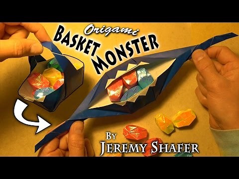 Origami Basket Monster