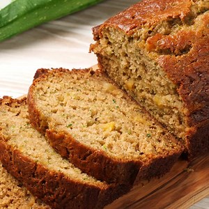 Popular recipe this summer!!! >> PINEAPPLE ZUCCHINI BREAD Print the full recipe here: https://www.recipegirl.com/pineapple-zucchini-bread/ | RecipeGirl