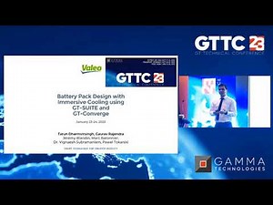Battery Pack Design with Immersive Cooling using GT-SUITE and GT-Converge | Valeo